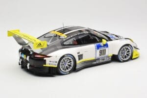 Porsche 911 991.1 GT3 R #911 Manthey Racing N. Tandy / E. Bamber 24h Nurburgring 2016 Minichamps 1:18 155166911 Pressofusione — immagine 2 di 6