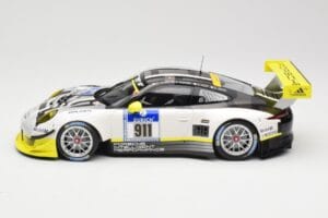 Porsche 911 991.1 GT3 R #911 Manthey Racing N. Tandy / E. Bamber 24h Nurburgring 2016 Minichamps 1:18 155166911 Pressofusione — immagine 3 di 6