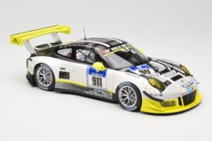 Porsche 911 991.1 GT3 R #911 Manthey Racing N. Tandy / E. Bamber 24h Nurburgring 2016 Minichamps 1:18 155166911 Pressofusione — immagine 4 di 6