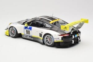 Porsche 911 991.1 GT3 R #911 Manthey Racing N. Tandy / E. Bamber 24h Nurburgring 2016 Minichamps 1:18 155166911 Pressofusione — immagine 5 di 6