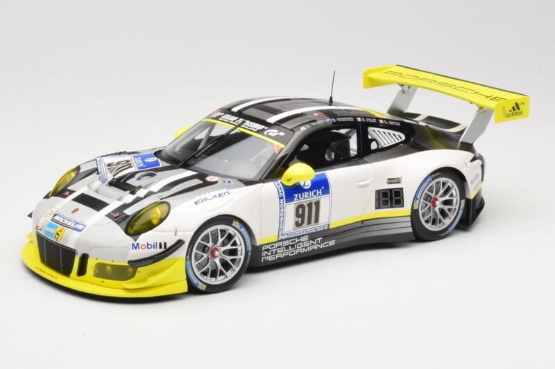 Porsche 911 991.1 GT3 R #911 Manthey Racing N. Tandy / E. Bamber 24h Nurburgring 2016 Minichamps 1:18 155166911 Pressofusione