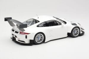 Porsche 911 991.1 GT3 R Bianco Con Cerchi Argento Minichamps 1:18 153166000 Pressofusione — immagine 2 di 6