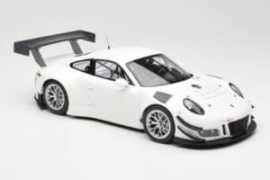 Porsche 911 991.1 GT3 R Bianco Con Cerchi Argento Minichamps 1:18 153166000 Pressofusione — immagine 4 di 6