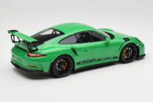 Porsche 911 991.1 GT3 RS Verde Cerchi Neri Minichamps 1:18 153066228 Pressofusione — immagine 2 di 6