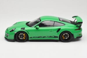 Porsche 911 991.1 GT3 RS Verde Cerchi Neri Minichamps 1:18 153066228 Pressofusione — immagine 3 di 6