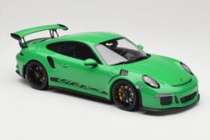 Porsche 911 991.1 GT3 RS Verde Cerchi Neri Minichamps 1:18 153066228 Pressofusione — immagine 4 di 6