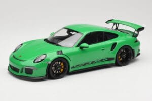 Porsche 911 991.1 GT3 RS Verde Cerchi Neri Minichamps 1:18 153066228 Pressofusione