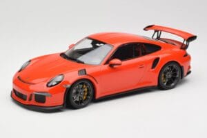 Porsche 911 991.1 GT3 RS Lava Orange Minichamps 1:18 155066220 Pressofusione