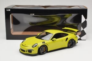 Porsche 911 991.1 GT3 RS Verde Chiaro Minichamps 1:18 155066222 Pressofusione — immagine 6 di 6