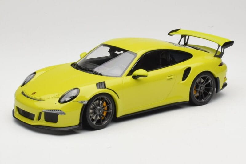 Porsche 911 991.1 GT3 RS Verde Chiaro Minichamps 1:18 155066222 Pressofusione