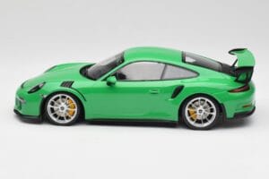 Porsche 911 991.1 GT3 RS Lizard Verde & Cerchi Argento Minichamps 1:18 153066229 Pressofusione — immagine 3 di 6
