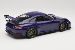 Porsche 911 991.1 GT3 RS Ultraviolet Minichamps 1:18 155066221 Pressofusione — immagine 2 di 6