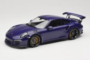 Porsche 911 991.1 GT3 RS Ultraviolet Minichamps 1:18 155066221 Pressofusione