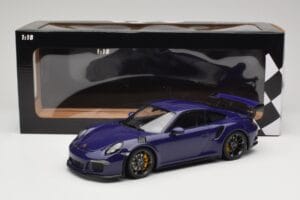 Porsche 911 991.1 GT3 RS Ultraviolet Minichamps 1:18 155066221 Pressofusione — immagine 6 di 6