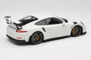 Porsche 911 991.1 GT3 RS Bianco Cerchi Neri Minichamps 1:18 153066224 Pressofusione — immagine 2 di 6