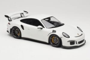 Porsche 911 991.1 GT3 RS Bianco Cerchi Neri Minichamps 1:18 153066224 Pressofusione — immagine 4 di 6