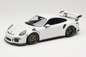 Porsche 911 991.1 GT3 RS Bianco Cerchi Neri Minichamps 1:18 153066224 Pressofusione