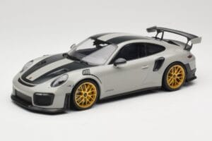 Porsche 911 991.2 GT2 RS Chalk Weissach Package Cerchi Dorati Minichamps 1:18 155068304 Pressofusione