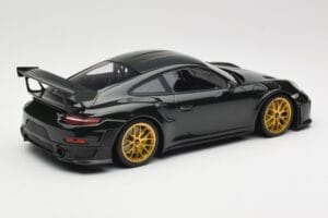 Porsche 911 991.2 GT2 RS Verde Weissach Package Cerchi Dorati Minichamps 1:18 155068306 Pressofusione — immagine 2 di 6