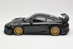 Porsche 911 991.2 GT2 RS Verde Weissach Package Cerchi Dorati Minichamps 1:18 155068306 Pressofusione — immagine 3 di 6