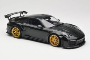 Porsche 911 991.2 GT2 RS Verde Weissach Package Cerchi Dorati Minichamps 1:18 155068306 Pressofusione — immagine 4 di 6