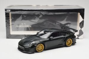 Porsche 911 991.2 GT2 RS Verde Weissach Package Cerchi Dorati Minichamps 1:18 155068306 Pressofusione — immagine 6 di 6