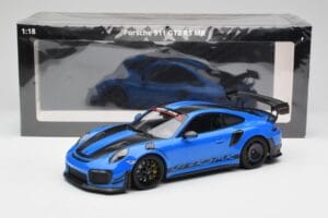 Porsche 911 991.2 GT2 RS MR Racing Blu Minichamps 1:18 MR-911-GT2RS-1806 Pressofusione — immagine 6 di 6