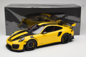 Porsche 911 991.2 GT2 RS Racing Yellow GT Spirit 1:12 GT535 Resina — immagine 6 di 6