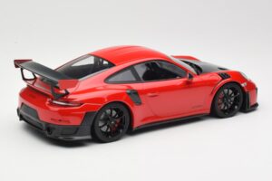 Porsche 911 GT2 RS 991.2 Rosso Cerchi Neri Minichamps 1:18 155068307 Pressofusione — immagine 2 di 6