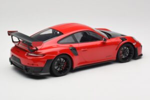 Porsche 911 GT2 RS 991.2 Rosso Cerchi Neri Minichamps 1:18 155968307 Pressofusione — immagine 2 di 6