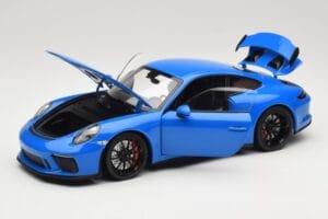 Porsche 911 991.2 GT3 Blu Minichamps 1:18 110067024 Pressofusione — immagine 2 di 8