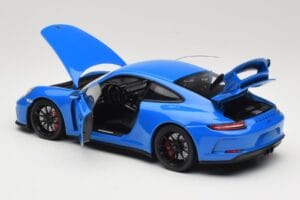 Porsche 911 991.2 GT3 Blu Minichamps 1:18 110067024 Pressofusione — immagine 5 di 8