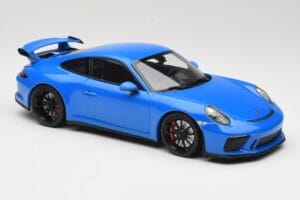 Porsche 911 991.2 GT3 Blu Minichamps 1:18 110067024 Pressofusione — immagine 6 di 8