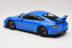 Porsche 911 991.2 GT3 Blu Minichamps 1:18 110067024 Pressofusione — immagine 7 di 8