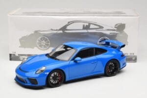 Porsche 911 991.2 GT3 Blu Minichamps 1:18 110067024 Pressofusione — immagine 8 di 8