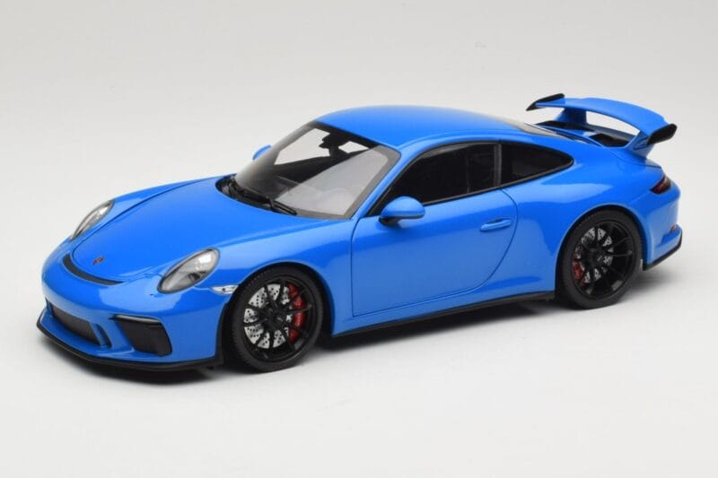 Porsche 911 991.2 GT3 Blu Minichamps 1:18 110067024 Pressofusione