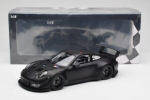 Porsche 911 991.2 GT3 R Matte Black Minichamps 1:18 155186901 Pressofusione — immagine 6 di 6