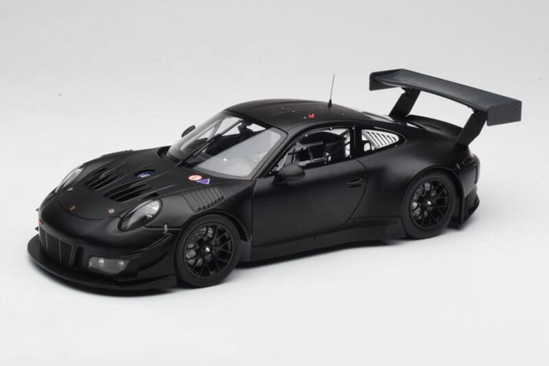 Porsche 911 991.2 GT3 R Matte Black Minichamps 1:18 155186901 Pressofusione