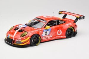 Porsche 911 991.2 GT3 R #2 Team Gigaspeed S. Bockmann 24 Hours of Nurburgring 2018 Minichamps 1:18 155186902 Pressofusione
