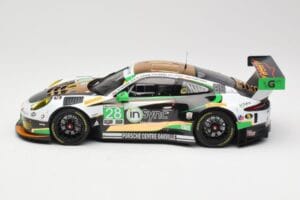 Porsche 911 991.2 GT3 R #28 Alegra Motorsports D. de Quesada / M. Morad Class Winners 24 Hours of Daytona 2017 Minichamps 1:1 — immagine 3 di 6