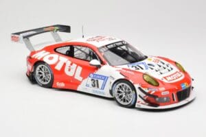 Porsche 911 991.2 GT3 R #31 Frikadelli Racing K. Bachler / M. Christensen 24 Hours of Nurburgring 2017 Minichamps 1:18 155176 — immagine 4 di 6