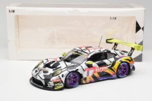 Porsche 911 991.2 GT3 R #8 Iron Force Ring Police 24 Hours Nürburgring 2019 Minichamps 1:18 153196088 Pressofusione — immagine 6 di 6
