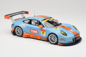 Porsche 911 991.2 GT3 R Pacific Gulf Racing #9 J. Lammers / K. Miura Super GT 300 Series 2017 Minichamps 1:18 155176909 Press — immagine 4 di 6