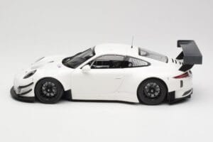 Porsche 911 991.2 GT3 R Bianco con Cerchi Neri Minichamps 1:18 155186900 Pressofusione — immagine 3 di 6