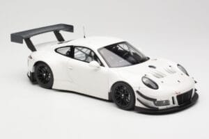 Porsche 911 991.2 GT3 R Bianco con Cerchi Neri Minichamps 1:18 155186900 Pressofusione — immagine 4 di 6