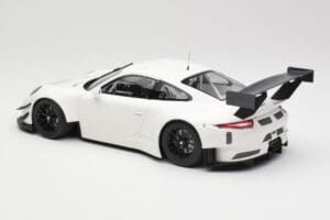 Porsche 911 991.2 GT3 R Bianco con Cerchi Neri Minichamps 1:18 155186900 Pressofusione — immagine 5 di 6