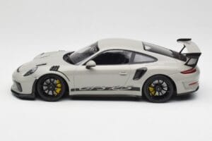 Porsche 911 991.2 GT3 RS Chalk Wording Cerchi Neri Minichamps 1:18 153068230 Pressofusione — immagine 3 di 6