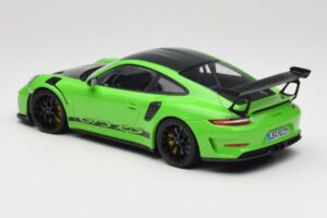Porsche 911 991.2 GT3 RS Weissach Package Verde Minichamps 1:18 153068233 Pressofusione — immagine 5 di 6