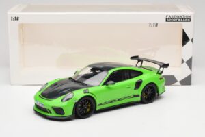 Porsche 911 991.2 GT3 RS Weissach Package Verde Minichamps 1:18 153068233 Pressofusione — immagine 6 di 6