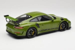 Porsche 911 991.2 GT3 RS Lizard Verde Con Cerchi Neri Minichamps 1:18 155068233 Pressofusione — immagine 2 di 6